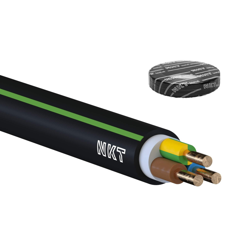 Kabel CYKY-J 3× 2,5 RE 50 m/bal.