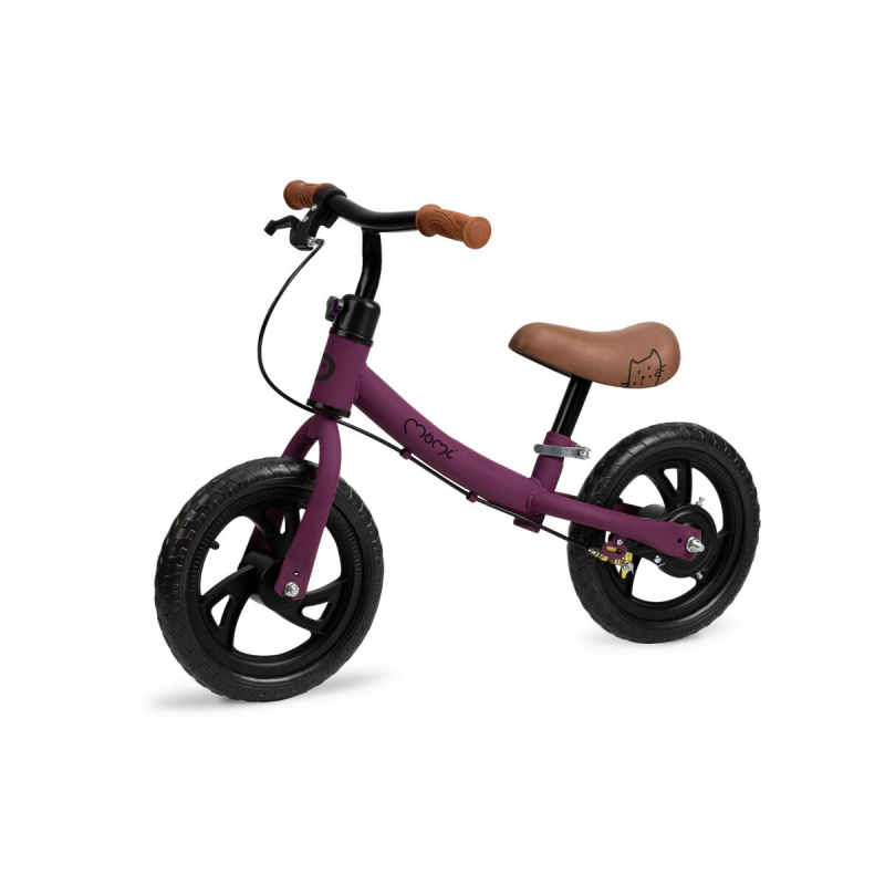 odrážedlo MoMi Breki s brzdou – fialové
