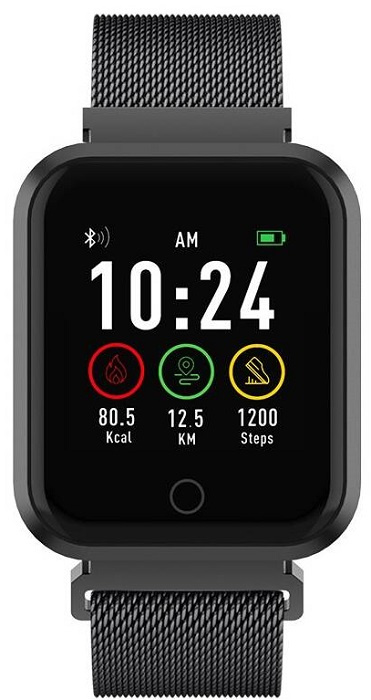 Chytré hodinky Forever ForeVigo SW-300 / 1,3" / Bluetooth 4.2 / IP67 / černá Varianta: ivi1