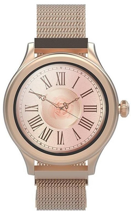 Chytré hodinky Forever Icon AW-100 / 1,3" / IP68 / zlatá Varianta: ivi1
