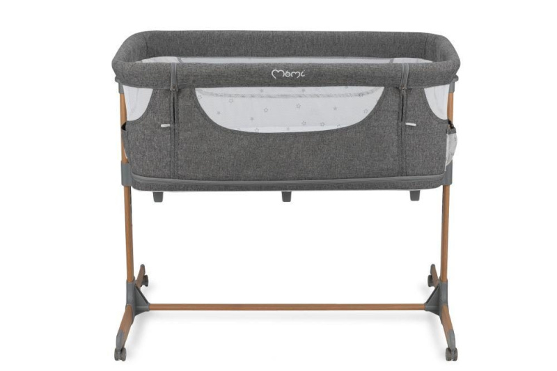 MoMi Postýlka SMART BED 4v1 šedá