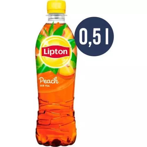 Ledový čaj Lipton s broskví, 12x 0,5l