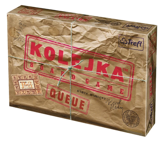 Kolejka – rodinná desková hra z období komunismu v 80. letech