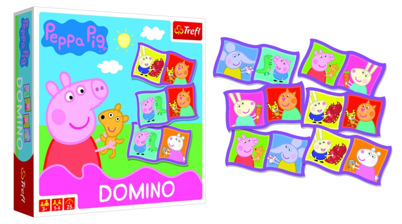 Trefl Domino Prasátko Pepina