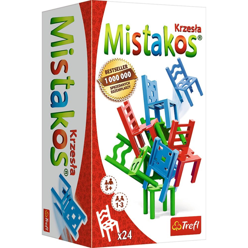 Rodinná stolní hra MISTAKOS – 24 židliček