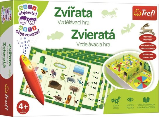 TREFL Malý objevitel Zvířata světa + magické pero