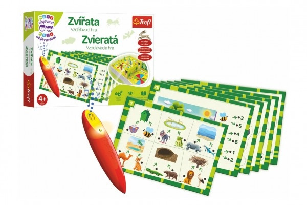 TREFL Malý objevitel Zvířata světa + magické pero