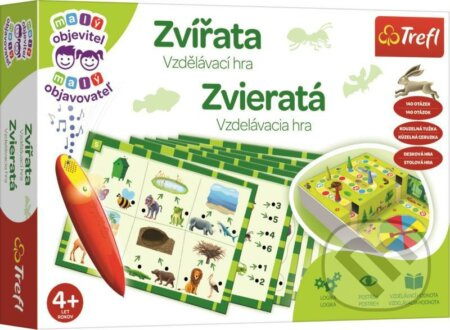 TREFL Malý objevitel Zvířata světa + magické pero