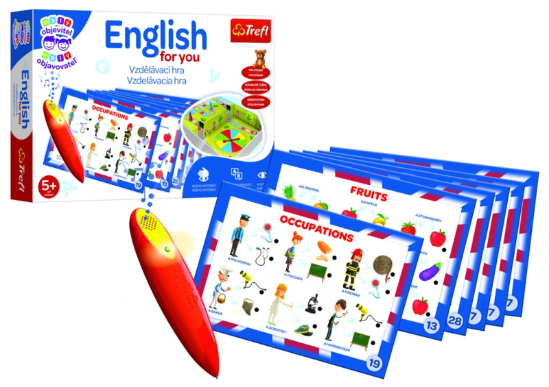 TREFL Malý objevitel English for you + magické pero