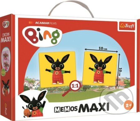 Maxi pexeso - Králíček Bing 24 kusů