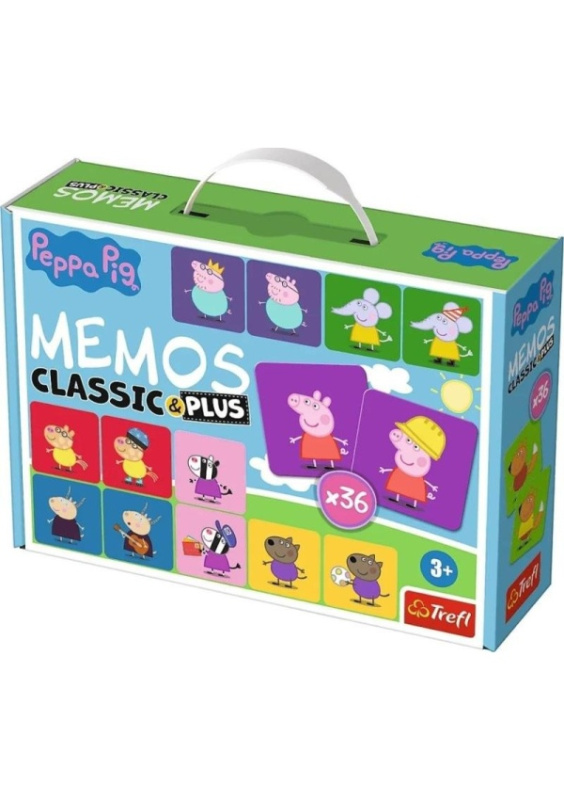 Trefl Pexeso ClassicaPlus Prasátko Peppa 4v1 Matyska a.s.