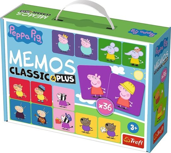 Trefl Pexeso ClassicaPlus Prasátko Peppa 4v1 Matyska a.s.