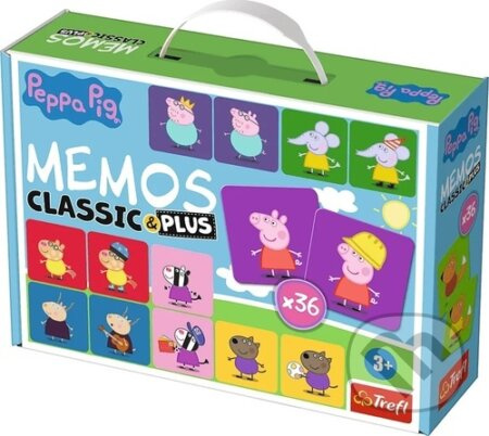 Trefl Pexeso ClassicaPlus Prasátko Peppa 4v1 Matyska a.s.