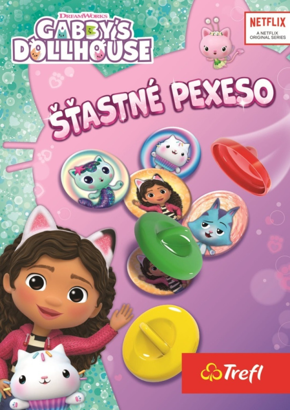 TREFL Šťastné pexeso Gábinin kouzelný domek