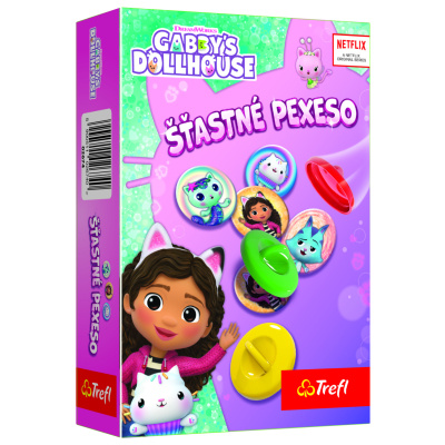 TREFL Šťastné pexeso Gábinin kouzelný domek