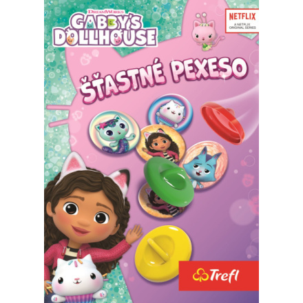 TREFL Šťastné pexeso Gábinin kouzelný domek