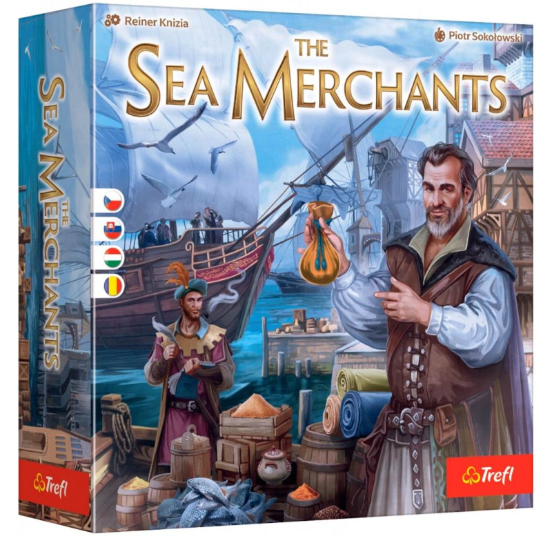 Kupci na moři společenská hra v krabici 20x20x6cm