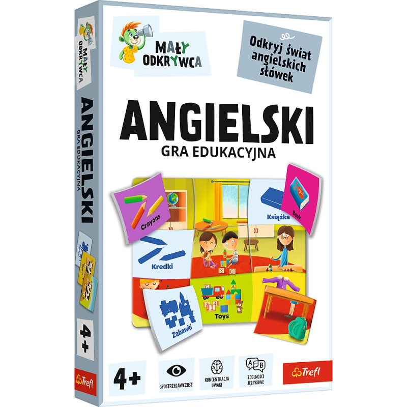 Malý objevitel - Naučná hra angličtina Trefl