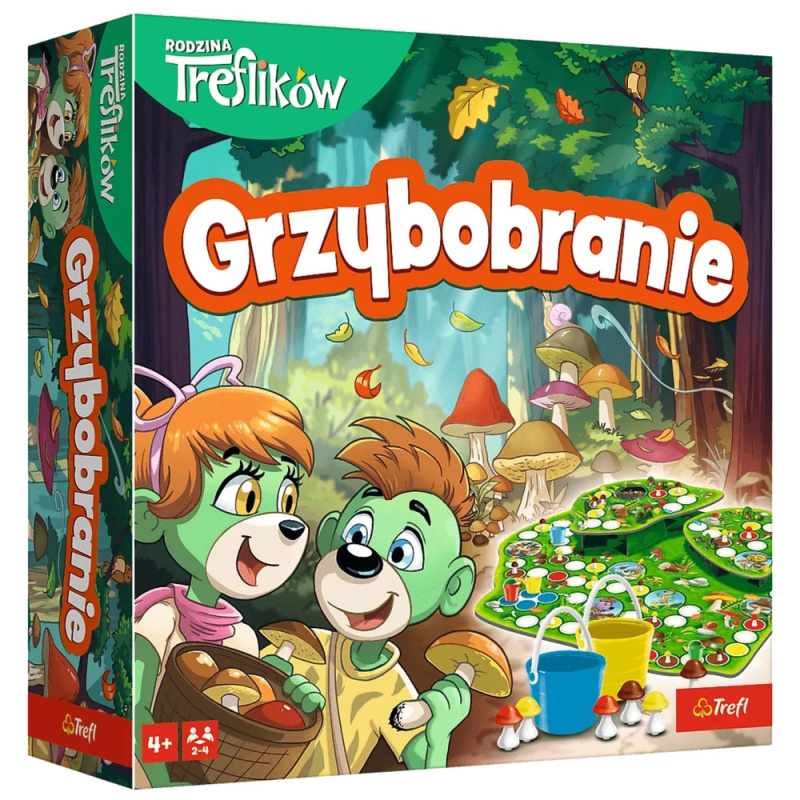 Společenská hra Grzybobranie – Rodina Tref­líků