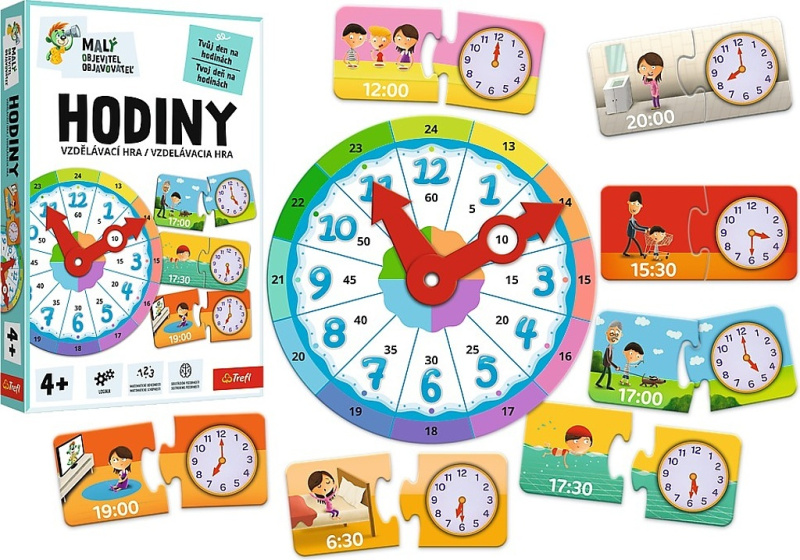 Trefl Vzdělávací Hra Malý Objevitel: Hodiny