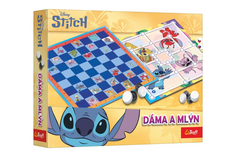 Dáma a Mlýn Lilo & Stitch společenská hra