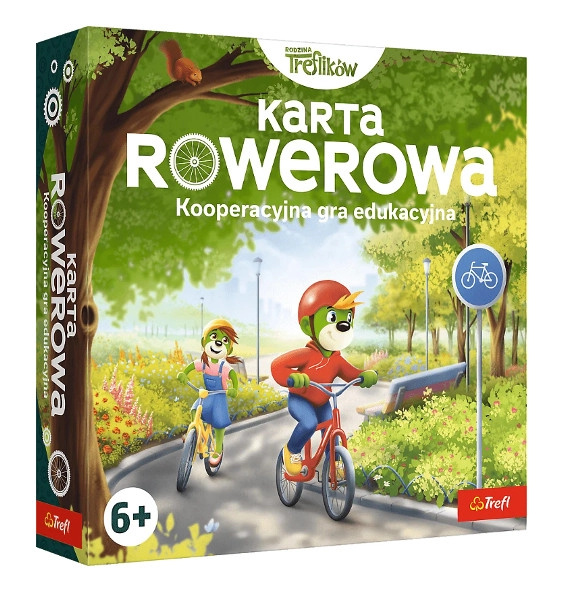Kooperativní desková hra Karta rowerowa – dopravní výchova