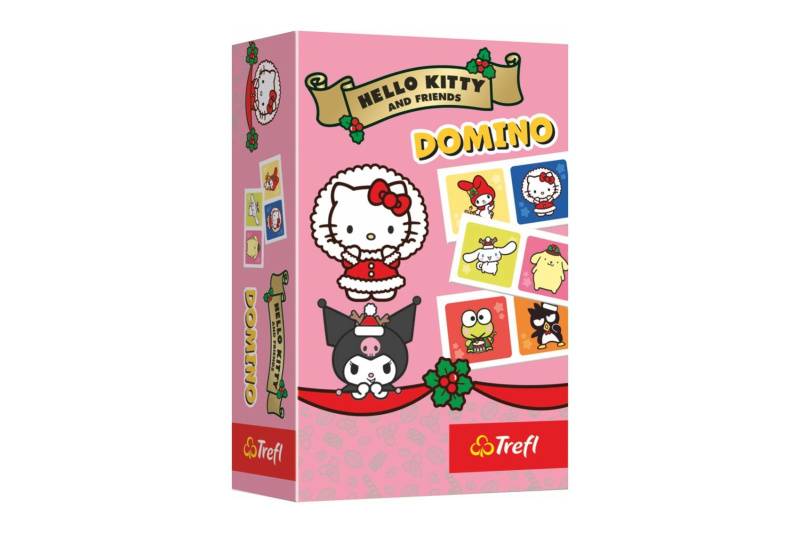 Papírové domino HELLO KITTY – 28 kartiček