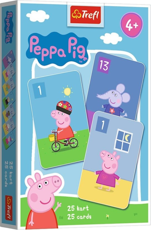 TREFL Černý Petr Prasátko Peppa