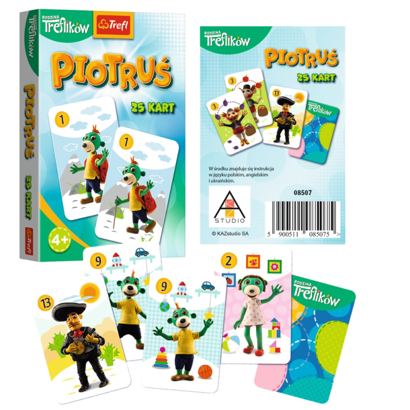 Karty Piotruś – Rodina Trefíků od Trefl