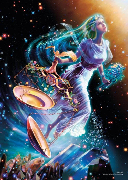 Puzzle znamení váhy 500 dílků