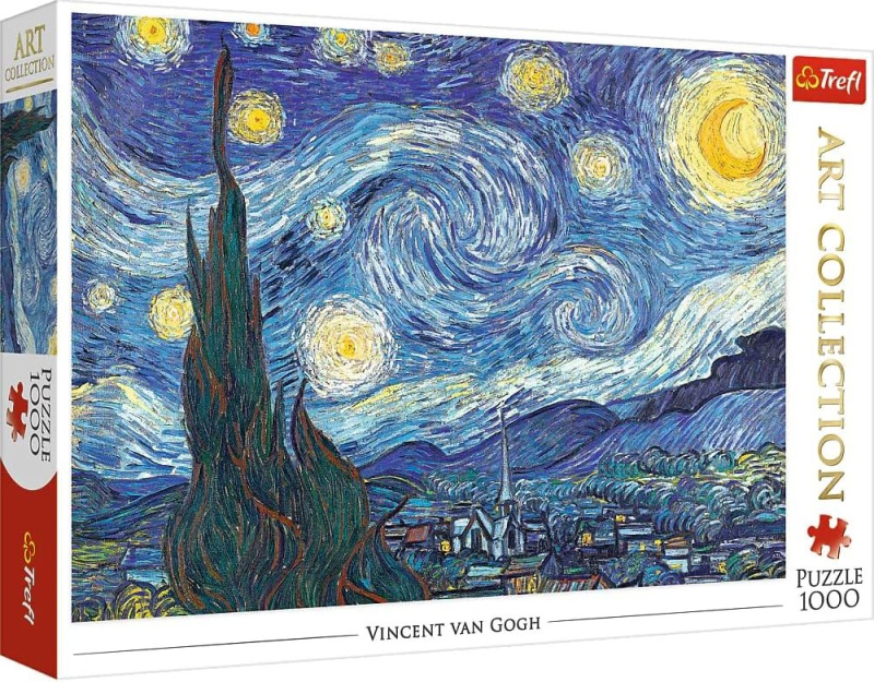 Puzzle 1000 dílků Art Collection Hvězdná noc