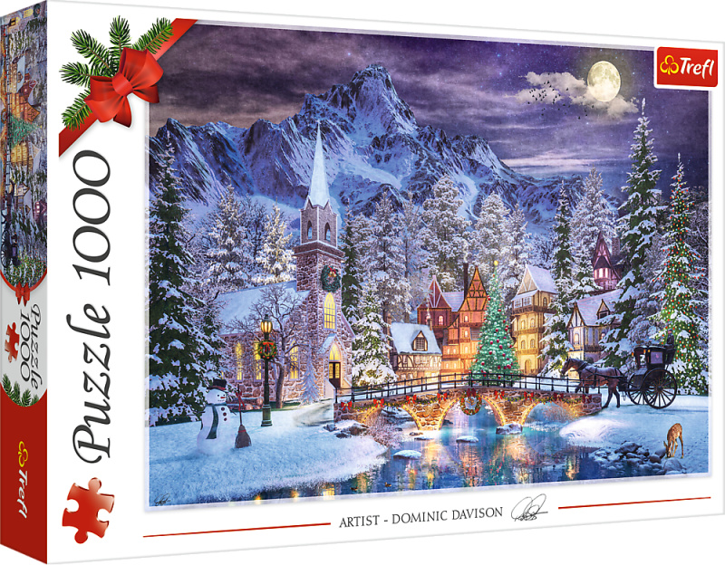 Puzzle 1000 prvků Vánoční atmosféra