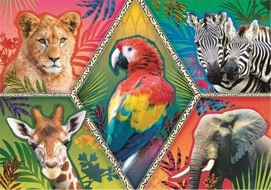 Puzzle 1000 dílků Exotická zvířata Animal Planet