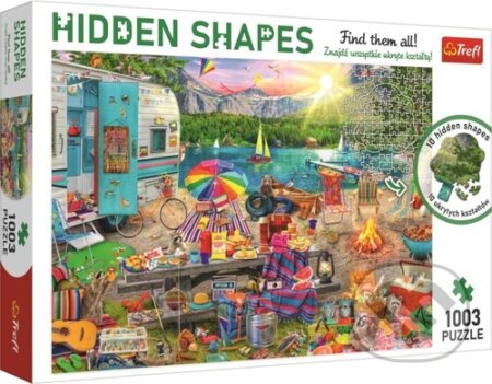 TREFL Puzzle Hidden Shapes: Výlet obytným autem 1003 dílků
