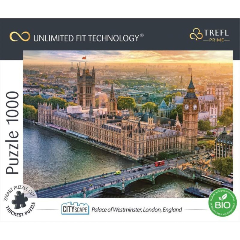 Puzzle TREFL Londýn Westminsterský palác 1000 dílků