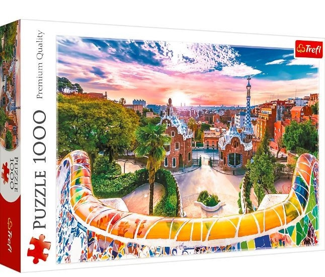 Trefl Západ slunce nad Barcelonou Španělsko 1000 dílků