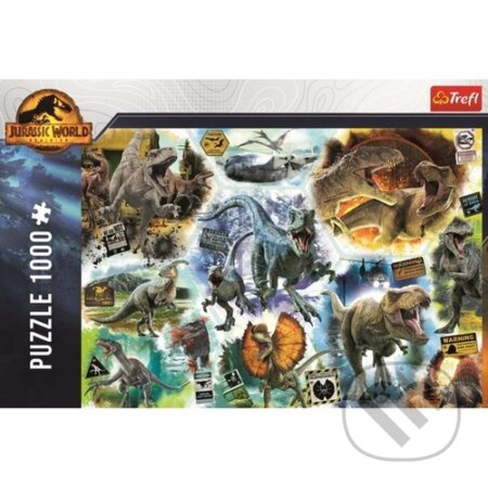 Trefl Po stopách dinosaurů Jurského parku 1000 dílků