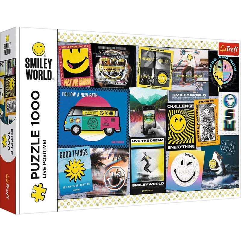 TREFL Smiley: Lepší den se Smiley 1000 dílků