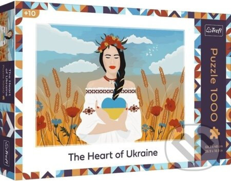 Srdce Ukrajiny - puzzle z kategorie Umělecké