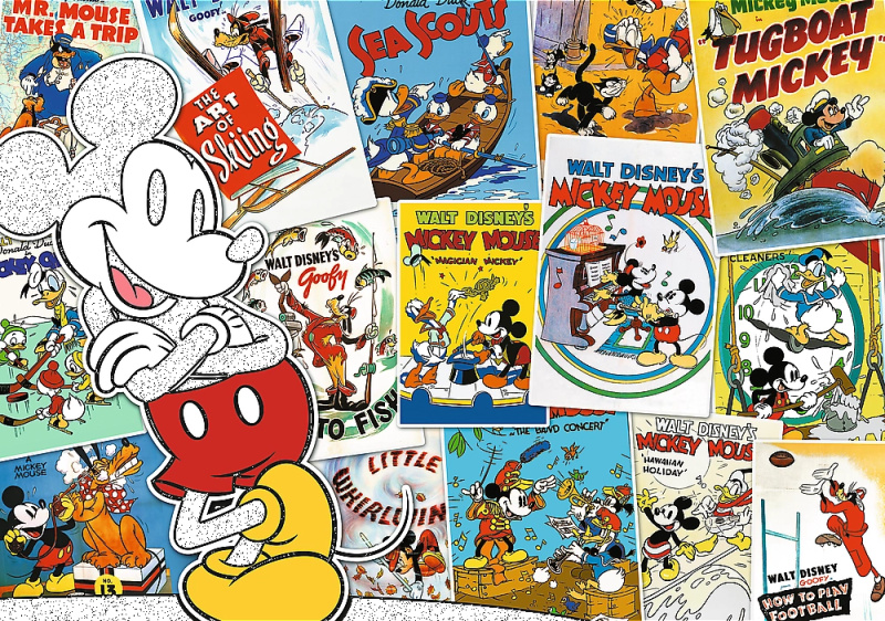 TREFL Mickeyho svět 1000 dílků