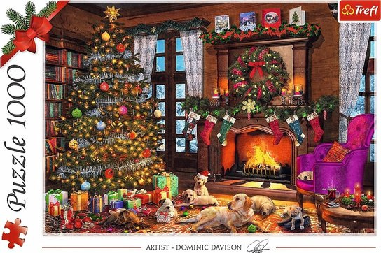 Puzzle 1000 ks Idou Vánoce Trefl