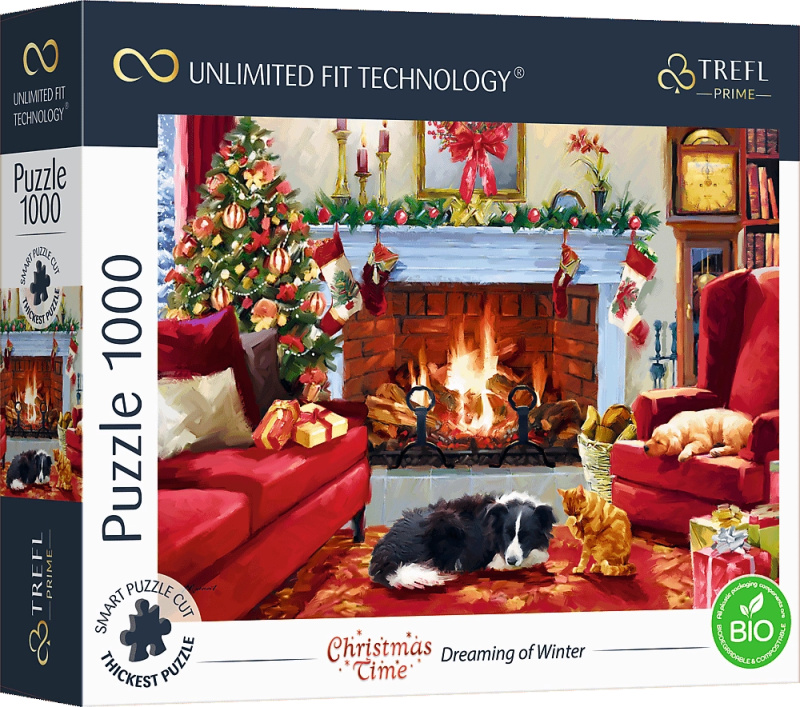 TREFL Puzzle UFT Christmas Time: Snění o zimě 1000 dílků