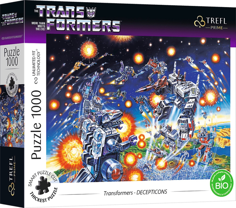 TREFL Puzzle UFT Transformers: Deceptikoni 1000 dílků