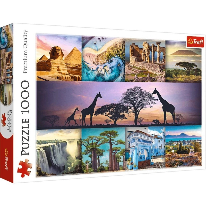 TREFL Koláž Afrika 1000 dílků