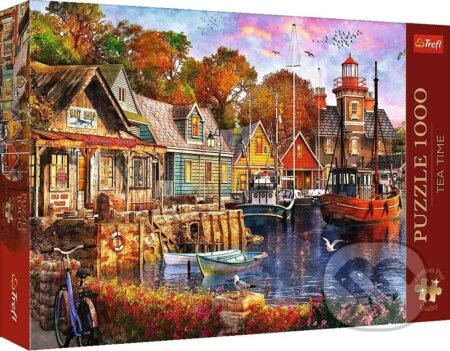 TREFL Puzzle Premium Plus Tea Time: Přístav u moře 1000 dílků
