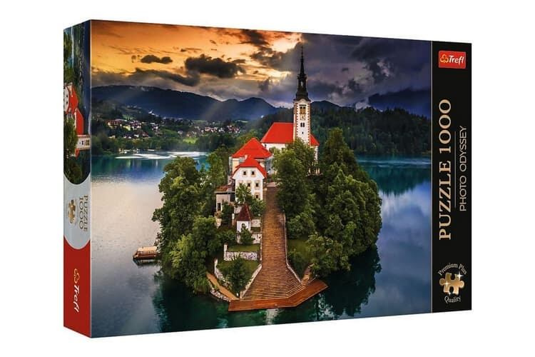 TREFL Puzzle Premium Plus Photo Odyssey: Bledské jezero 1000 dílků