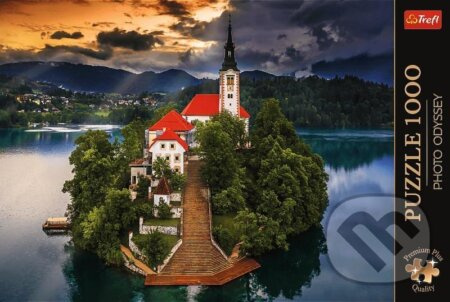 TREFL Puzzle Premium Plus Photo Odyssey: Bledské jezero 1000 dílků