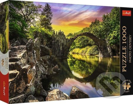 TREFL Puzzle Premium Plus Photo Odyssey: Rakotzův most v Kromlau 1000 dílků
