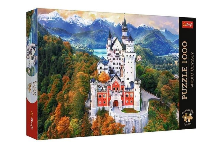 TREFL Puzzle Premium Plus Photo Odyssey: Zámek Neuschwanstein 1000 dílků