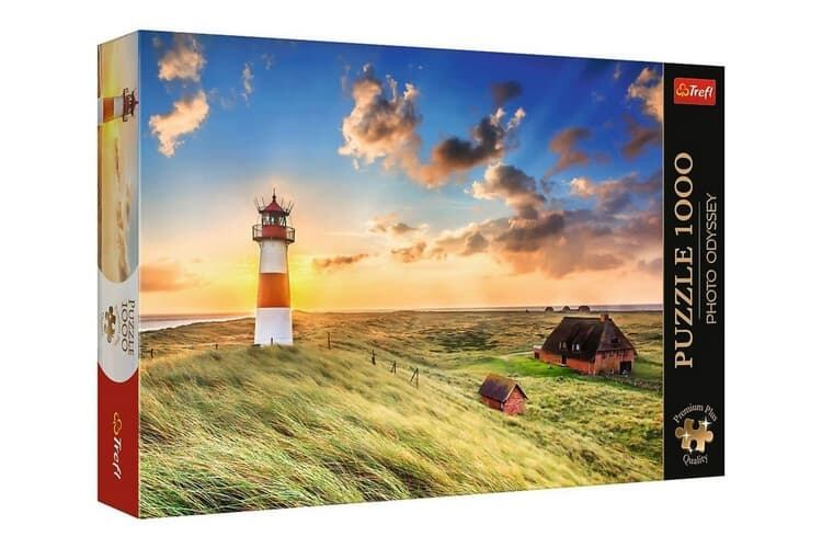 TREFL Puzzle Premium Plus Photo Odyssey: Maják Ost na ostrově Sylt 1000 dílků